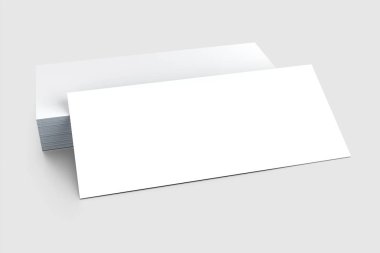 Rack Card Mockup 3D Rendering