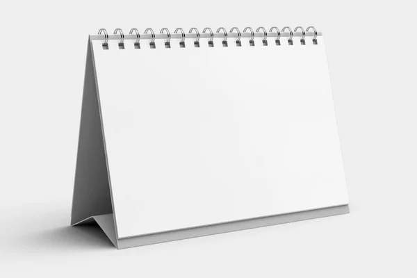Desk Calendar Mockup Rendering — Foto Stock