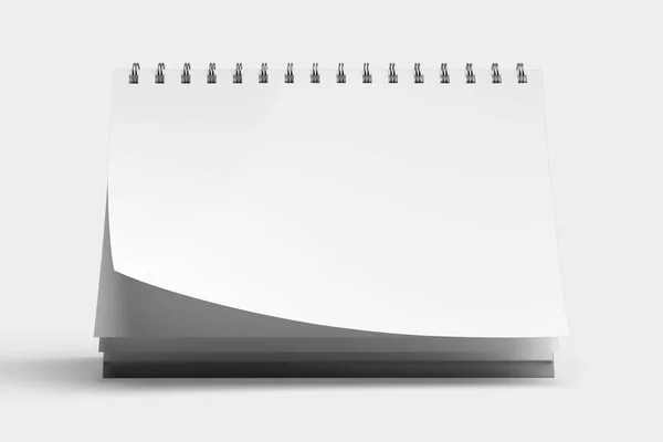 Desk Calendar Mockup Rendering — Foto Stock