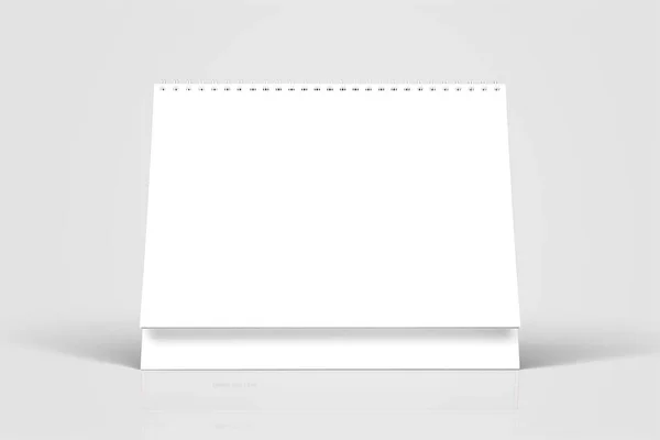 Skrivebord Kalender Mockup Rendering - Stock-foto