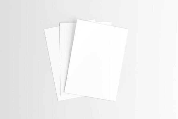 Flyer A4-A5 Mockup 3D Rendering