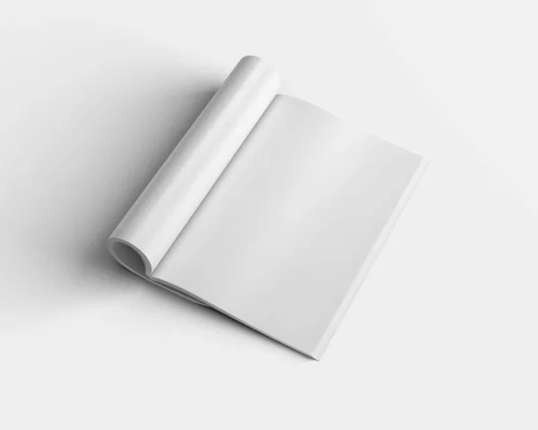 Pubblicità Brochure Mockup Rendering — Foto Stock