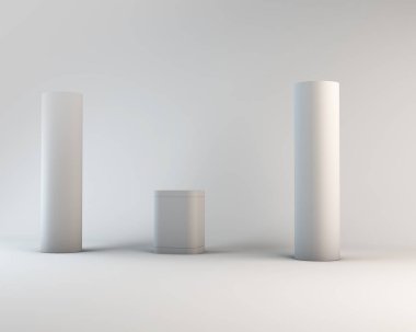 Sergi Gösterimi Stand Mockup 3B Hazırlama