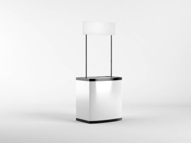 Tanıtım Sergisi Stand Mockup 3B Hazırlama