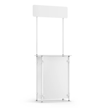 Tanıtım Sergisi Stand Mockup 3B Hazırlama