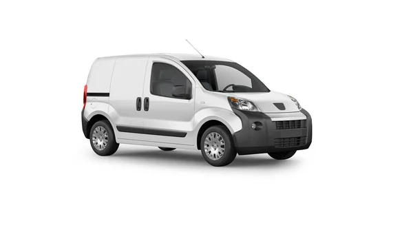 Panel Van Mockup Rendering —  Fotos de Stock