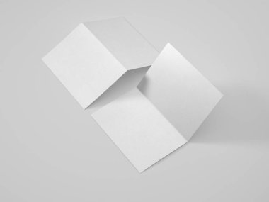 Çift Katlı A4 Broşür Yapılandırması 3B