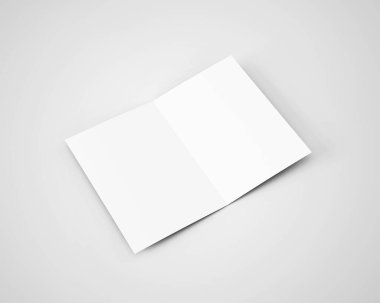 Çift Katlı A4 Broşür Yapılandırması 3B