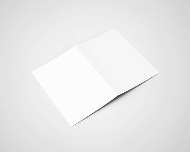 Çift Katlı A4 Broşür Yapılandırması 3B