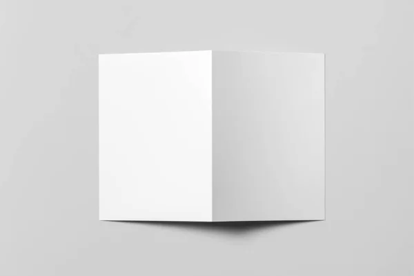 Fold Brochure Mockups Renderelés — Stock Fotó
