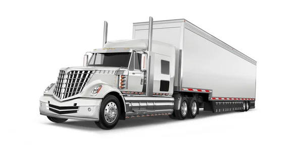 Truck Camion Mockup Rendering — Stock Photo, Image