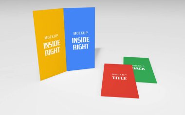 Çift Katlı Model Broşür DL 3B Hazırlama