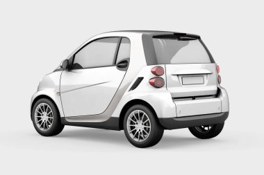 Beyaz Arkaplanda Otomobil Model 3B Hazırlama