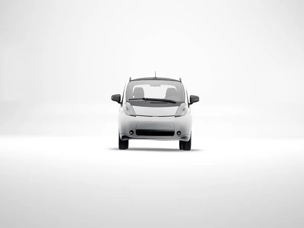 車のモックアップ白い背景に3Dレンダリング — ストック写真