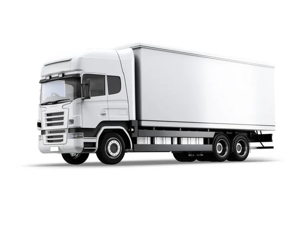 Camion Camion Mockup Rendering — Foto Stock