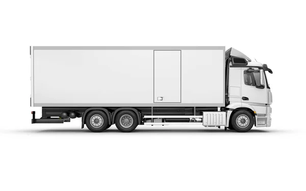 Vrachtwagen Camion Mockup Rendering — Stockfoto