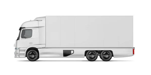 Teherautó Camion Mockup Renderelés — Stock Fotó