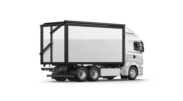 Camion Camion Mockup Rendering — Foto Stock