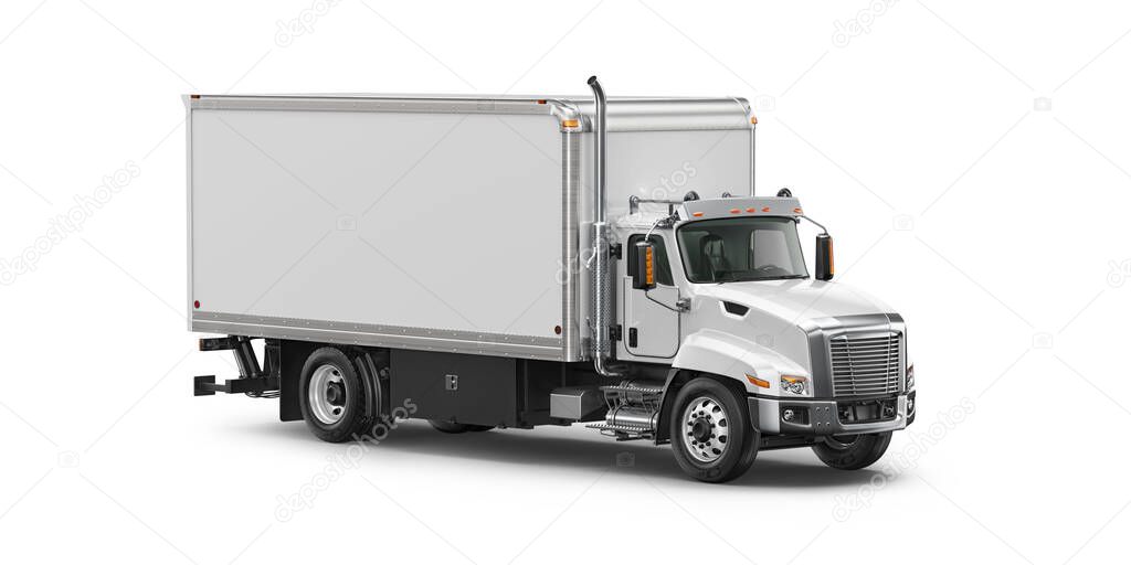 Truck Camion Mockup 3D Rendering