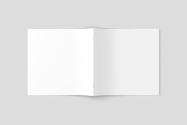 Kare Broşür Model 3B Hazırlama İş Tasarımı