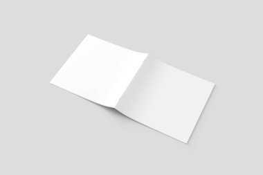 Kare Broşür Model 3B Hazırlama İş Tasarımı