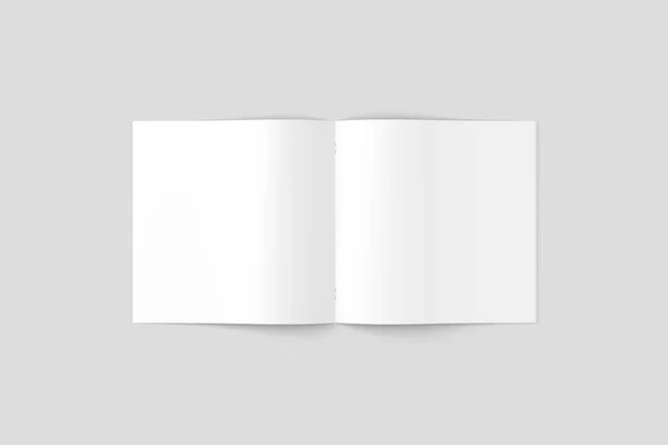 Brochura Quadrada Mockup Rendering Business Design — Fotografia de Stock