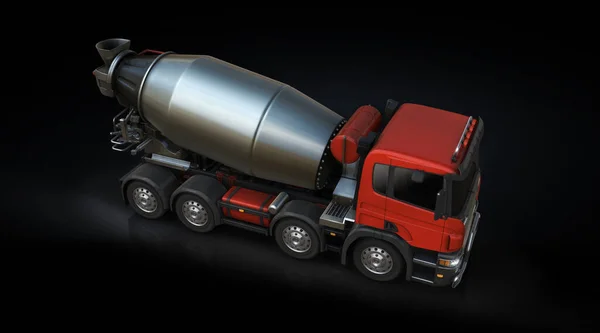 Truck Camion Mockup Rendering — Stok Foto