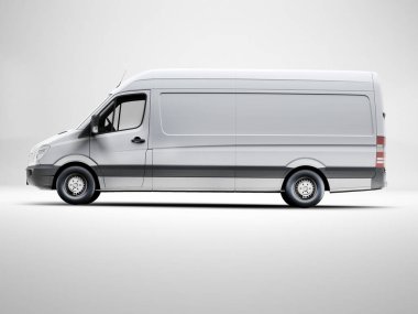 Panel Van Mockup 3B Hazırlama