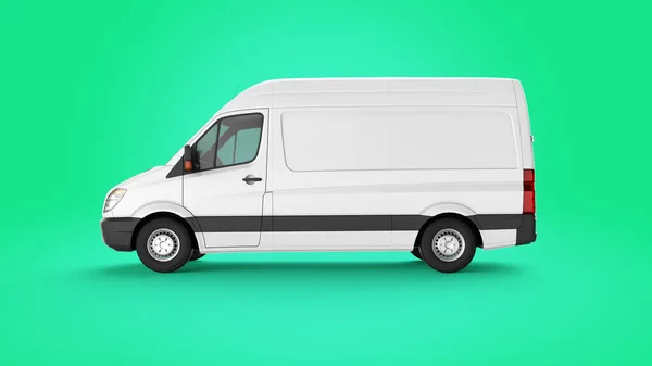 Panel Van Mockup Rendering — Foto de Stock