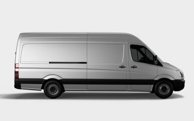 Kargo Paneli Van Mockup Taşıma