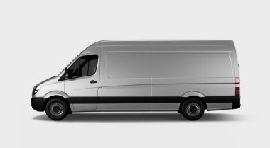 Kargo Paneli Van Mockup Taşıma