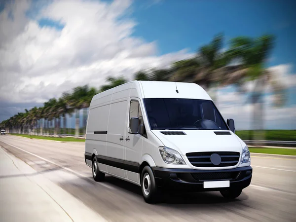 Kargo Paneli Van Mockup Taşıma