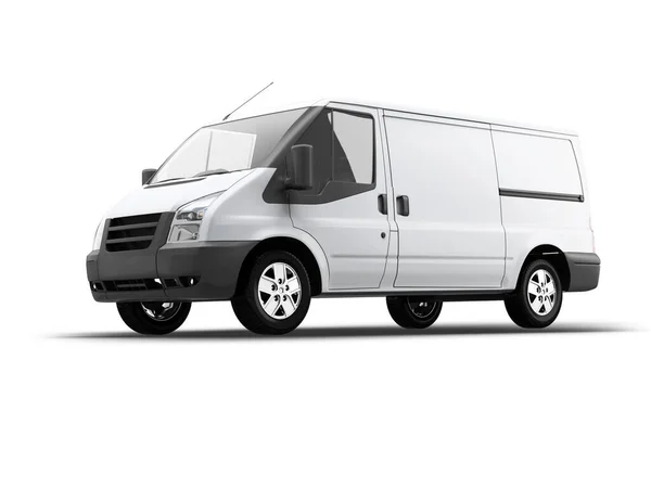 Panel Van Mockup Rendering —  Fotos de Stock