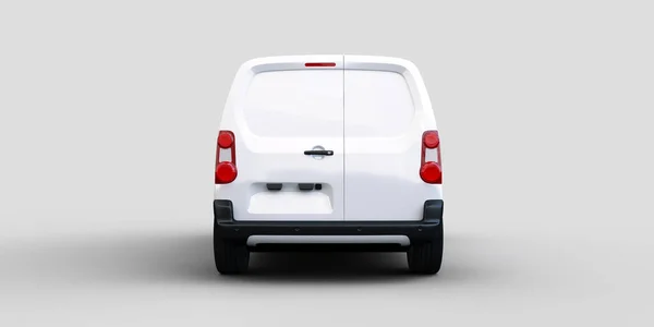 Panel Van Mockup Rendering —  Fotos de Stock