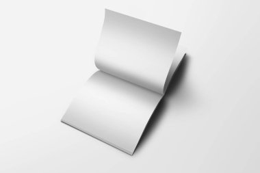 Kare Broşür Model 3B Hazırlama