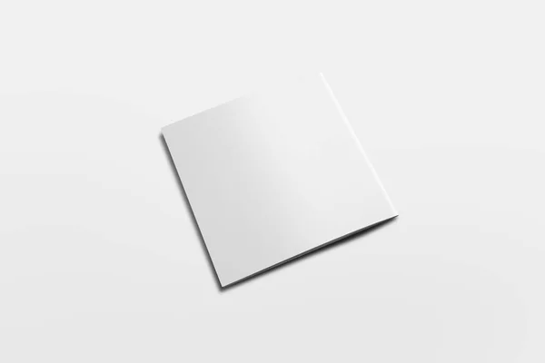 Square Broschüre Mockup Rendering — Stockfoto