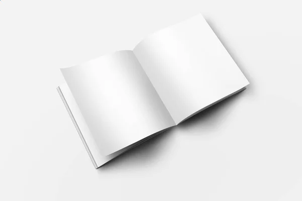 Brochure Quadrata Mockup Rendering — Foto Stock