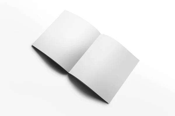 Square Broschüre Mockup Rendering — Stockfoto