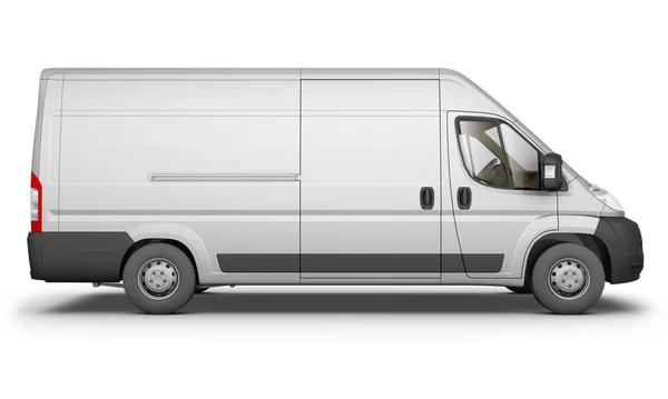 Panel Van Mockup Rendering — Stockfoto