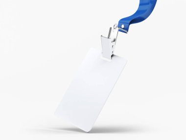 Lanyard İsim Rozet Modifiye 3B Hazırlama