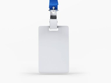 Lanyard İsim Rozet Modifiye 3B Hazırlama