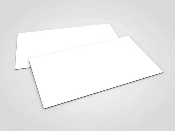 Business Card Mockup Rendering — 스톡 사진