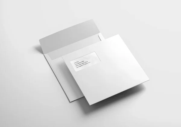 Envelope Square Mockup Rendering — 스톡 사진