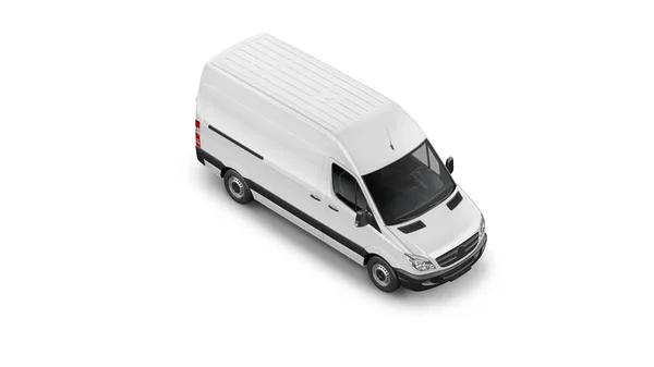 Panel Van Mockup Rendering — Stockfoto