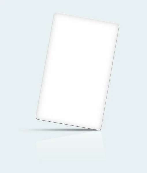 Függőleges Azonosító Kártya Mockup Renderelés — Stock Fotó
