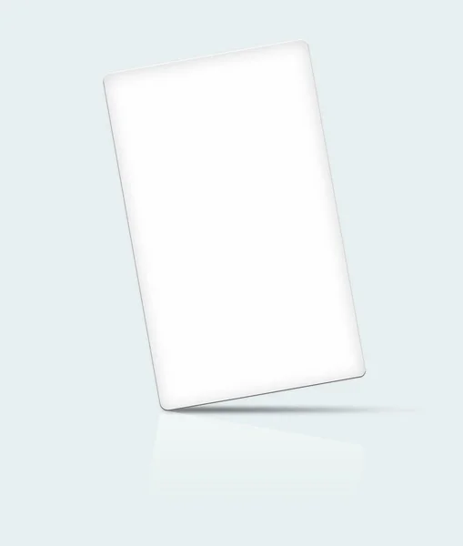 垂直Idカードモックアップ3Dレンダリング — ストック写真