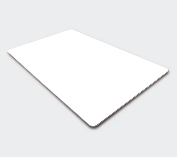 Horizontal Card Mockup Renderização — Fotografia de Stock