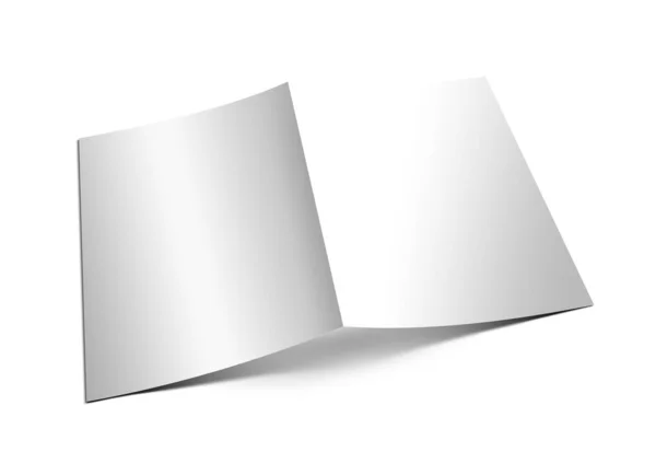 File Folder Mockup Gray Background Rendering — Stock Photo, Image