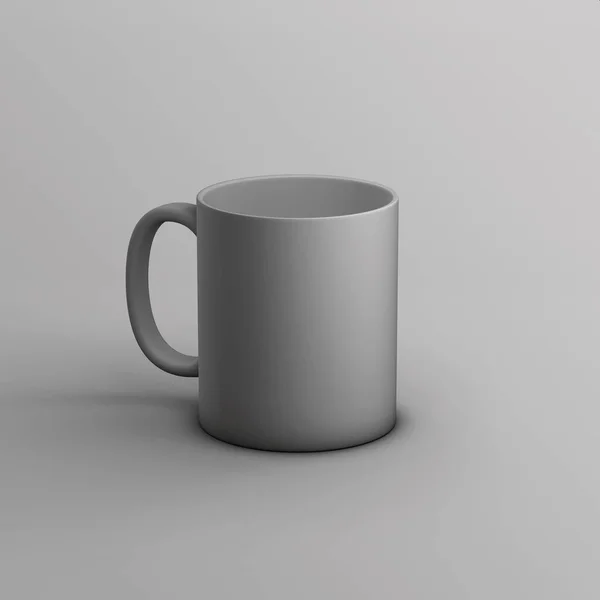 コーヒーマグカップ 3Dレンダリング — ストック写真