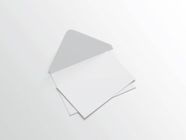 Zarf Yapılandırması 3B Kartpostal Davetiyesi